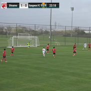 Adrian Mazilu, gol superb în Dinamo - Gangwon // FOTO: captură YouTube @48 TV