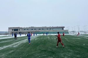 Farul - FC Botoșani, amical în zăpadă la Mogoșoaia
