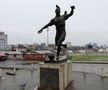 Statuia lui Cătălin Hîldan. Foto: Andrei Furnigă, GSP