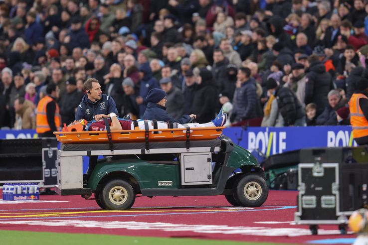 Mavropanos, accidentare în West Ham - QPR / Foto: Imago