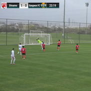 Adrian Mazilu, gol superb în Dinamo - Gangwon // FOTO: captură YouTube @48 TV