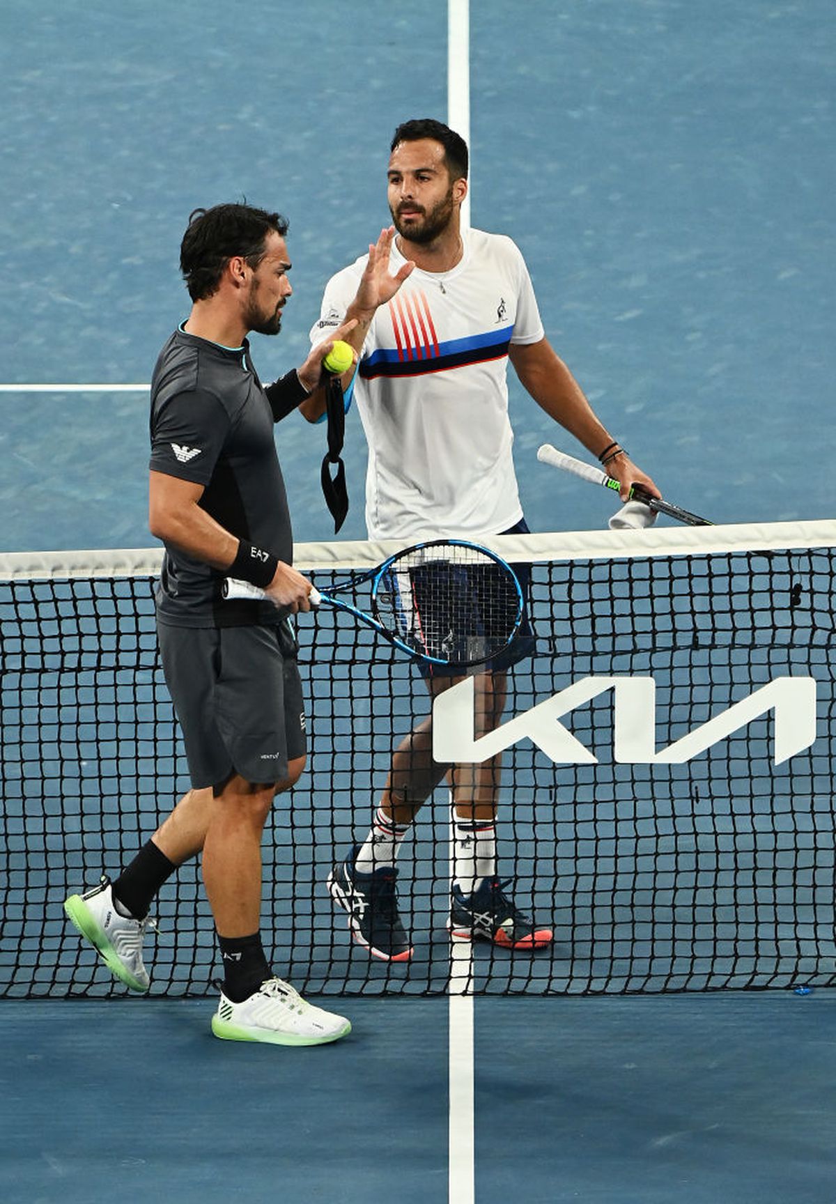 FOTO Aproape să se încaiere pe teren, după cel mai dramatic meci de la Australian Open: „De ce mă calci pe nervi?!”