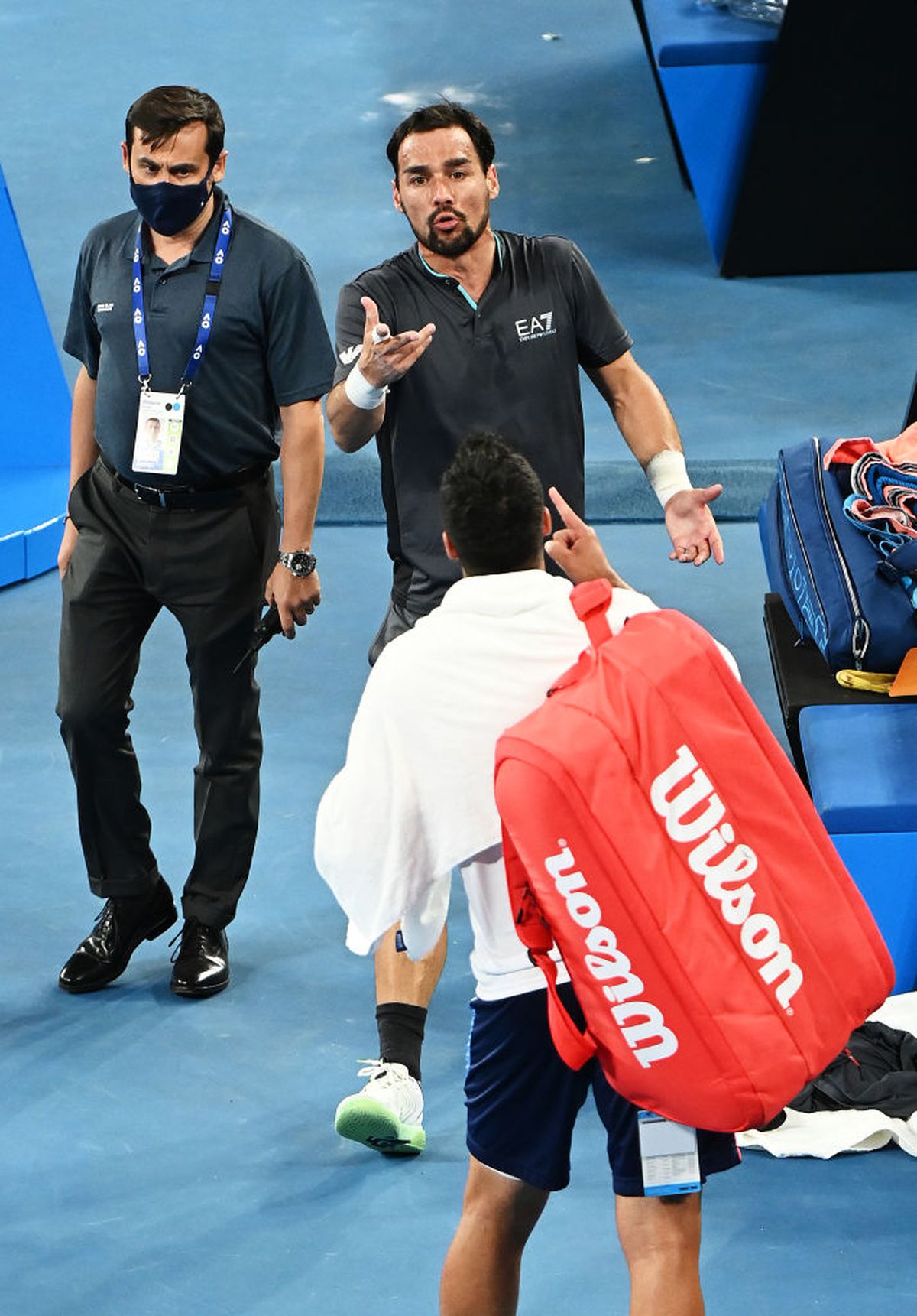 Fognini și Caruso, conflict la Australian Open / FOTO: Guliver/GettyImages