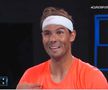 Rafael Nadal (34 de ani, 2 ATP) l-a învins pe americanul Michael Mmoh (23 de ani, 177 ATP), scor 6-1, 6-4, 6-2, și s-a calificat în turul trei la Australian Open.