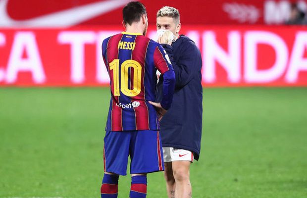 Leo Messi, „ședință” pe teren după un nou meci catastrofal pentru Barcelona » A povestit tot la interviul de după partidă