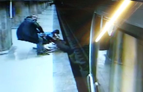 Imagini șocante la metrou » Fiul lui Dănuț Lupu a salvat o adolescentă care voia să se sinucidă