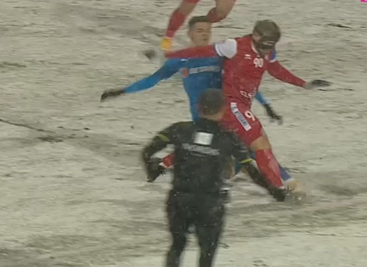 Penalty după câteva secunde în Botoșani - Craiova! Bîrsan le-a refuzat eronat o lovitură de pedeapsă gazdelor