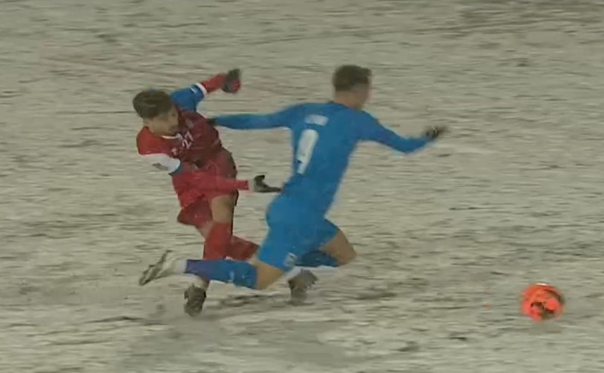 Penalty după câteva secunde în Botoșani - Craiova! Bîrsan le-a refuzat eronat o lovitură de pedeapsă gazdelor