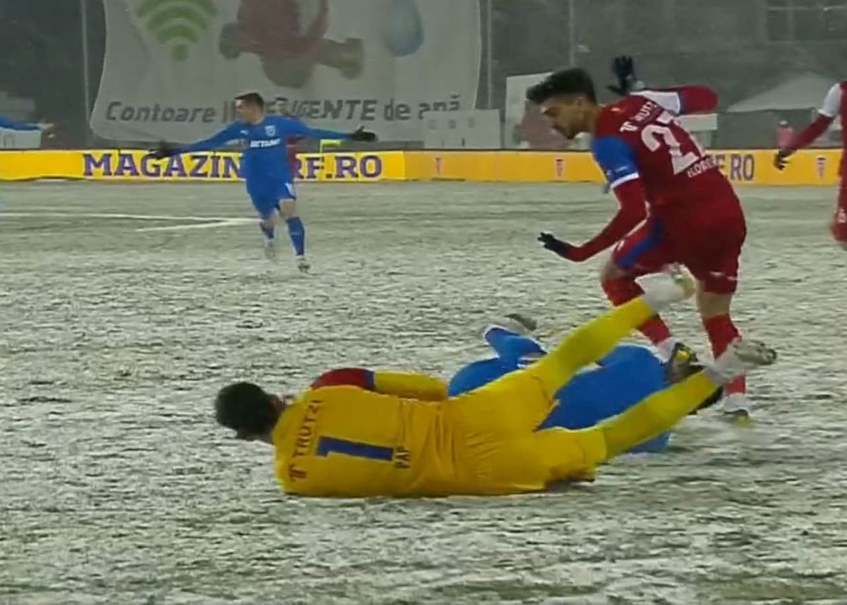 Penalty după câteva secunde în Botoșani - Craiova! Bîrsan le-a refuzat eronat o lovitură de pedeapsă gazdelor