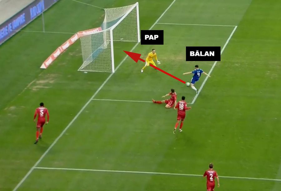 Din cădere, Bălan îl execută pe goalkeeperul oaspeților „Urechi” la assist și gol » Atacul de ținut minte după intermediară