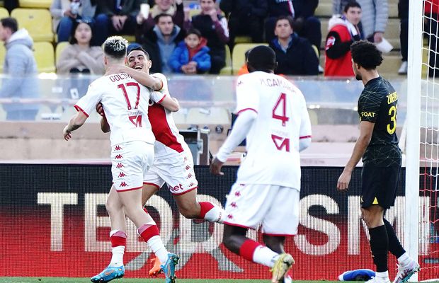 PSG n-a existat în deplasarea de la Monaco. Înfrângere clară, iar clasamentul din Ligue 1 se strânge