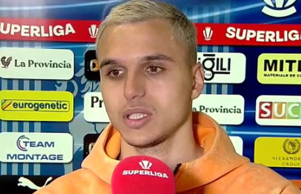 „Am gaură în gheată, mi-au intrat crampoanele-n picior!” » Manea a tunat la interviu: „Frustrant! Le-a pus mingea pe 16 metri”