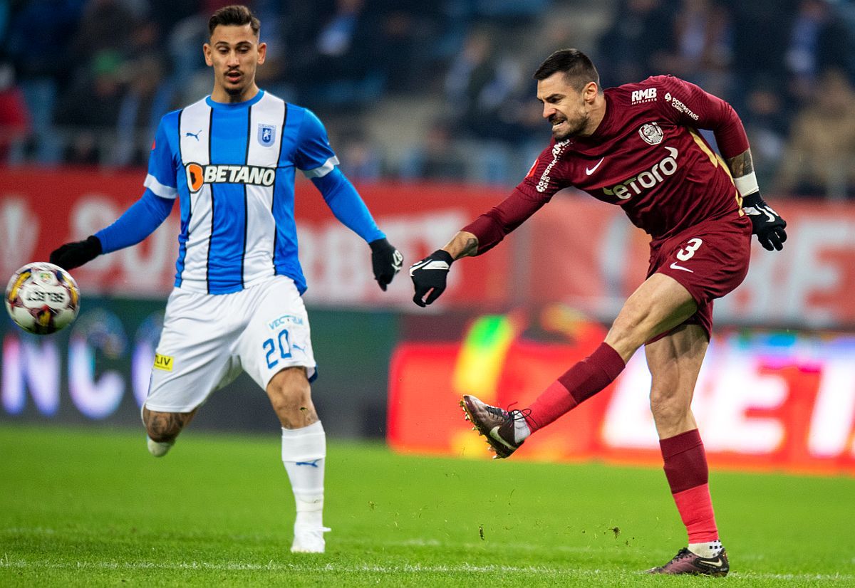 CSU Craiova - CFR 2-0 » Muică, Bănia respiră! Andrei Ivan decide de unul singur derby-ul, juveții reintră în lupta pentru titlu » Clasamentul ACUM