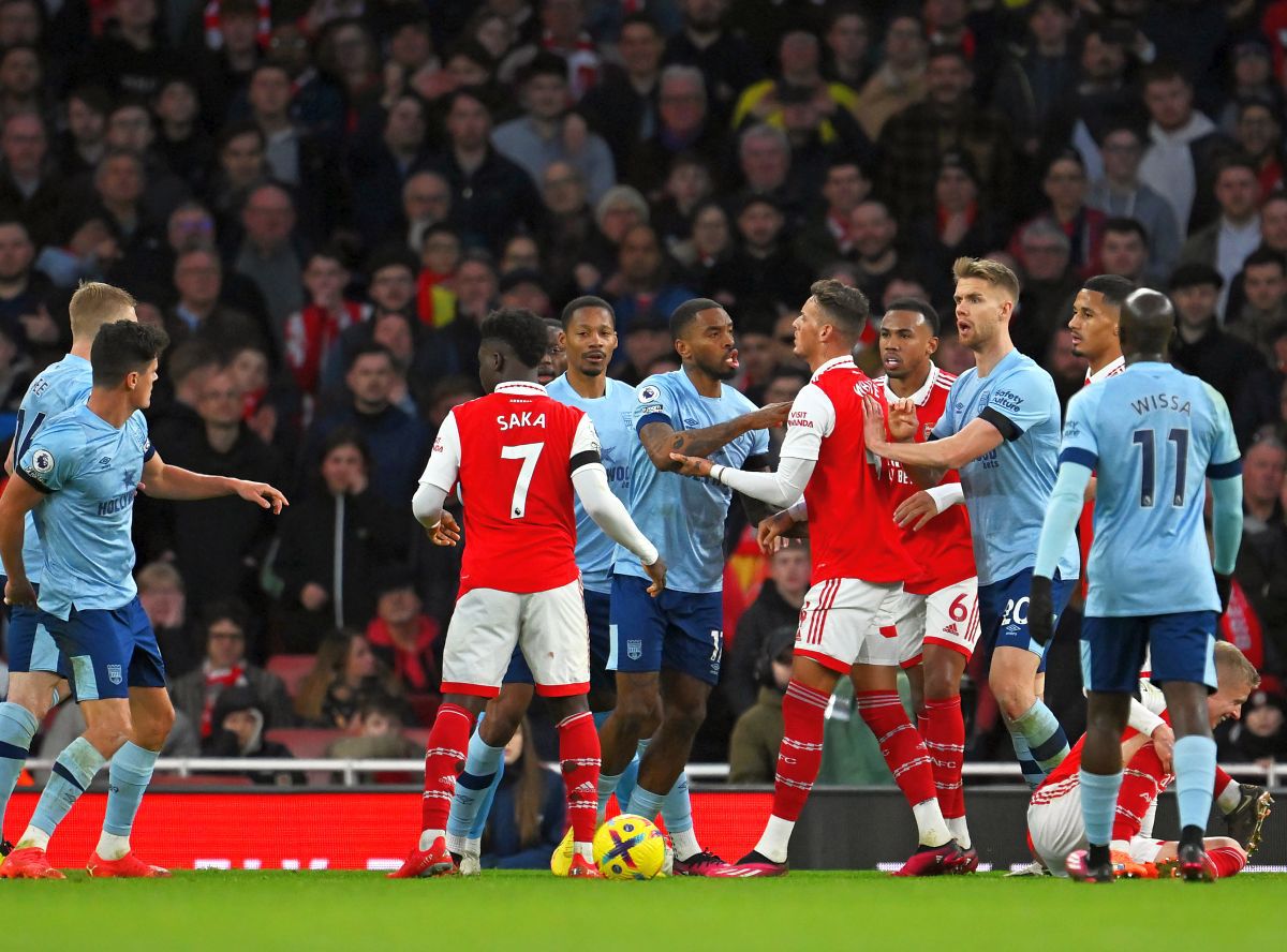 Arsenal - Brentford 1-1. „Tunari” „mușcați” de „albine”. Trupa lui Arteta tremură pentru primul loc