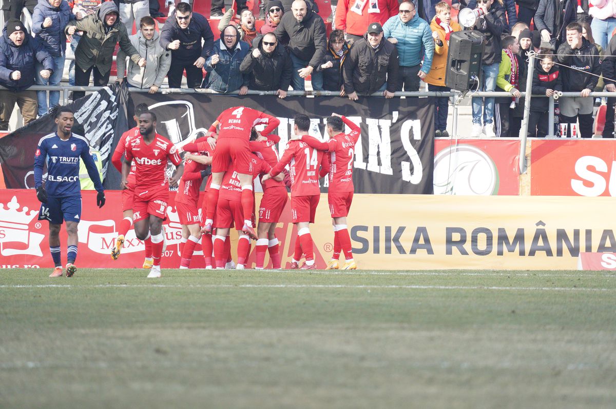 UTA Arad - FC Botoșani 3-1: prima victorie pentru gazde în Superliga după 5 luni și 14 meciuri!