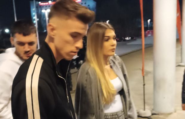 Tavi Popescu a venit cu iubita la FCSB - Sepsi