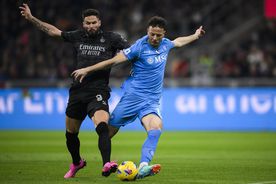 AC Milan trece de Napoli și rămâne în „coasta” lui Juve