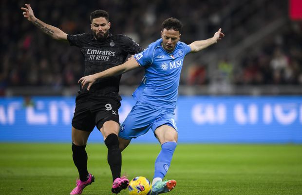 AC Milan trece de Napoli și rămâne în „coasta” lui Juve