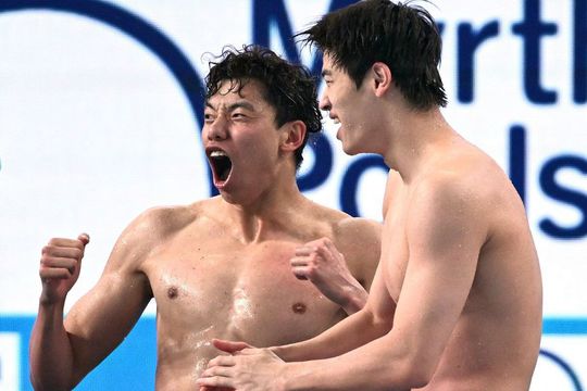 Pan Zhanle bucuros după reușita sa FOTO Guliver/GettyImages