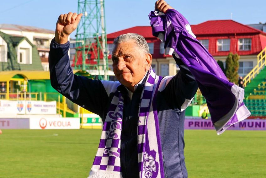 Vasile Stan, portarul de legendă al alb-violeților / Sursă foto: Facebook@ FC Argeș