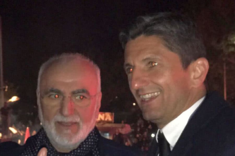 Imagine din autobuzul campionilor în primăvara 2019 la Salonic Foto: Eduard Apostol Fără patroni la PAOK - FCSB » De ce temutul oligarh Ivan Savvidis stă departe de acest meci