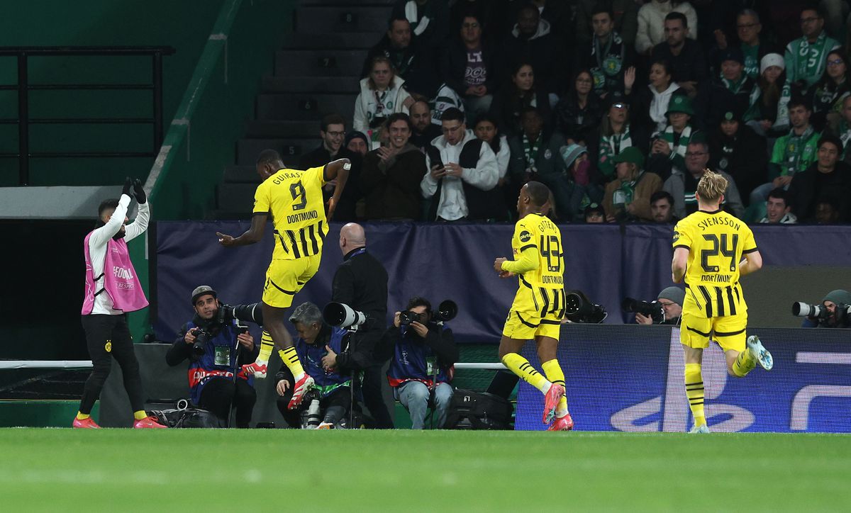 Borussia Dortmund a „demolat-o” pe Sporting și este ca și calificată în „optimile” Ligii Campionilor