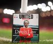 Denis Law, comemorat de fanii lui Manchester United // Foto: Imago