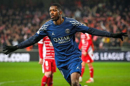 Ousmane Dembele, în Brest - PSG/ foto Imago Images