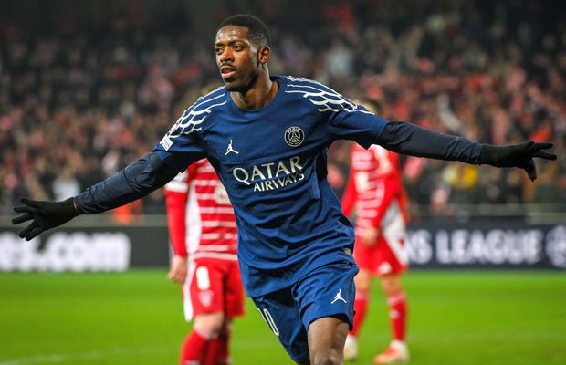 Dembele o duce pe PSG spre „optimile” Ligii Campionilor » Victorie clară cu Brest în play-off