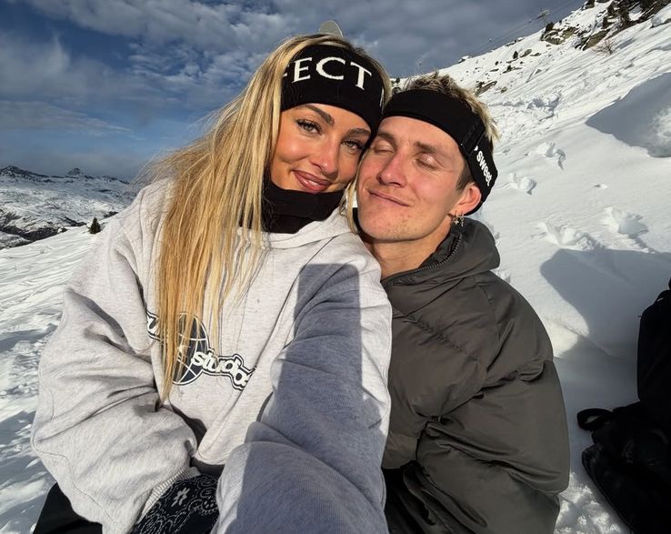 Birk Ruud și logodnica lui, Tonje Frigstad Foto: Instagram