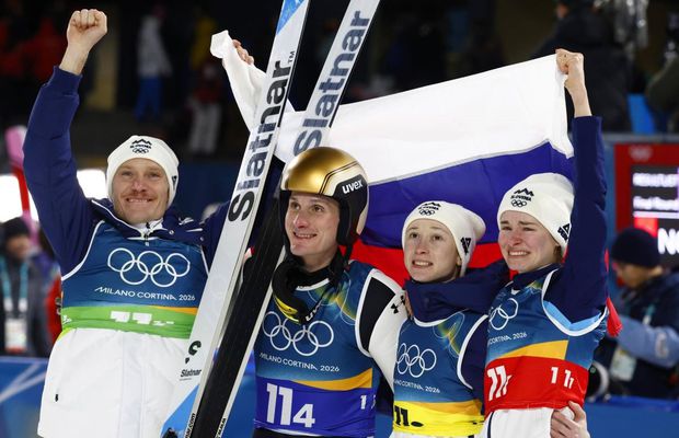 Familia cu patru frați medaliați olimpici » Nika și Domen Prevc au scris istorie la Milano Cortina 2026
