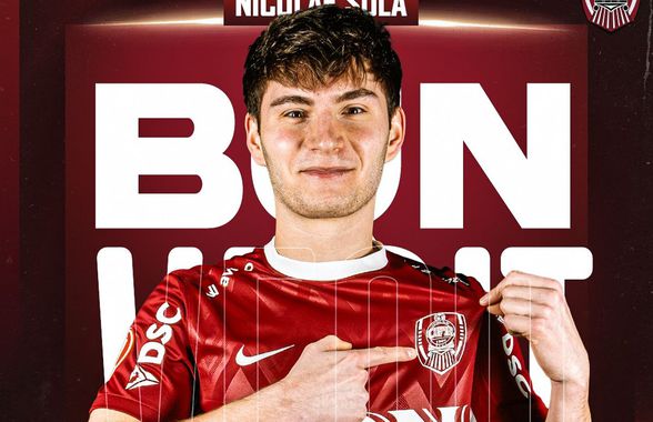 CFR Cluj a mai anunțat un transfer » A fost prezentat atacantul al cărui nume le va face probleme comentatorilor