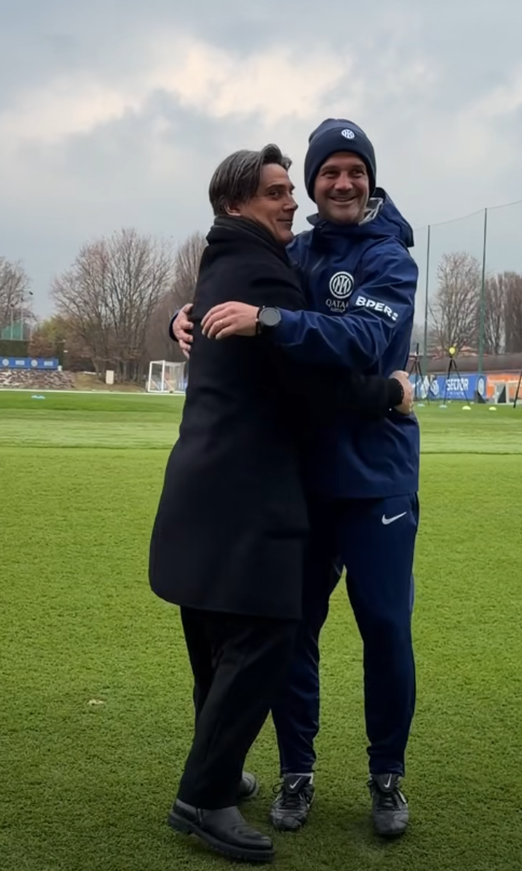 Vincenzo Montella s-a întâlnit cu Cristi Chivu la baza de antrenament a lui Inter