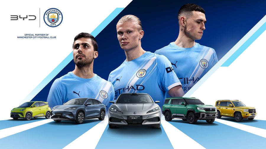 Când tehnologia întâlnește pasiunea: BYD devine partener oficial al Clubului de Fotbal Manchester City