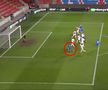 Ianis Hagi, pasă de gol în Rangers - Slavia / FOTO: Captură TV @Telekom Sport