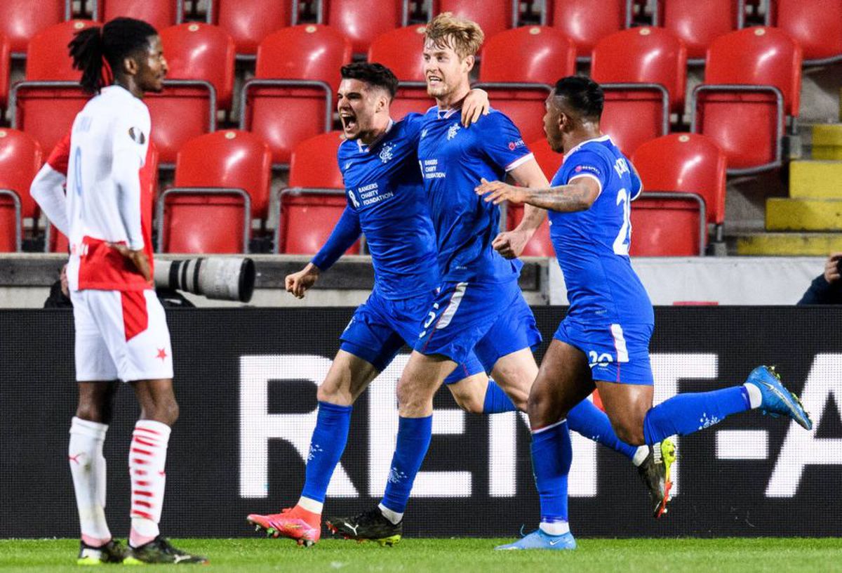 Ce notă i-au acordat scoțienii lui Ianis Hagi, după prestația din Slavia - Rangers: „Nu a fost deloc ajutat”