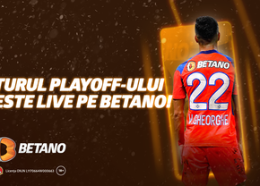 Meciurile turului din playoff-ul Ligii 1 sunt deja LIVE pe Betano! Cum arată cursa de urmărire a CFR-ului