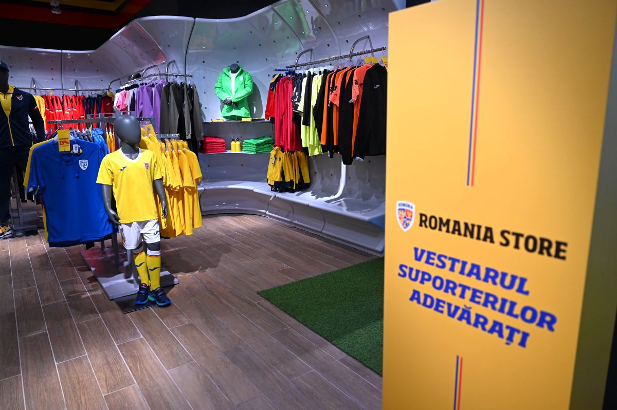 Lansare „Romania Store”, noul magazin oficial al echipei naționale de fotbal a României