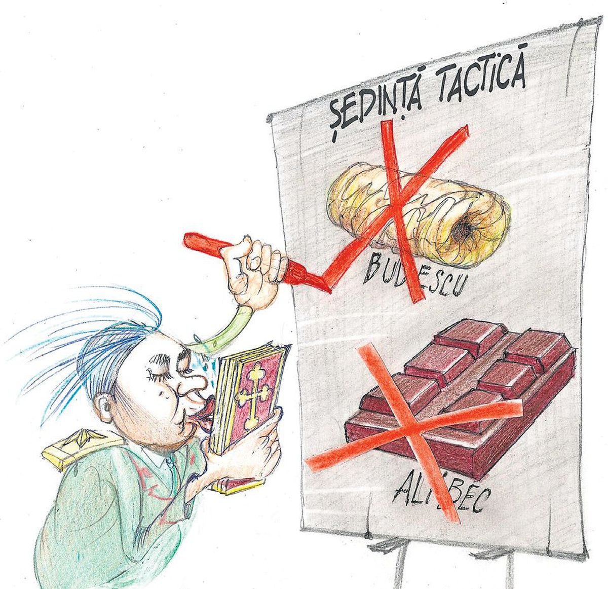 Caricaturi Emil Mierlă