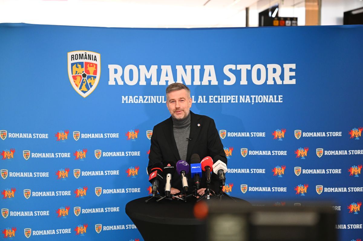 Burleanu a explicat, la evenimentul de lansare al magazinului oficial al echipei naționale, cum se implică FRF în sprijinul refugiaților: „Am creat un fond financiar”