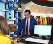 Președintele FRF, Răzvan Burleanu, prezent la lansarea „Romania Store”, noul magazin oficial al echipei naționale de fotbal a României (foto: Raed Krishan/GSP)