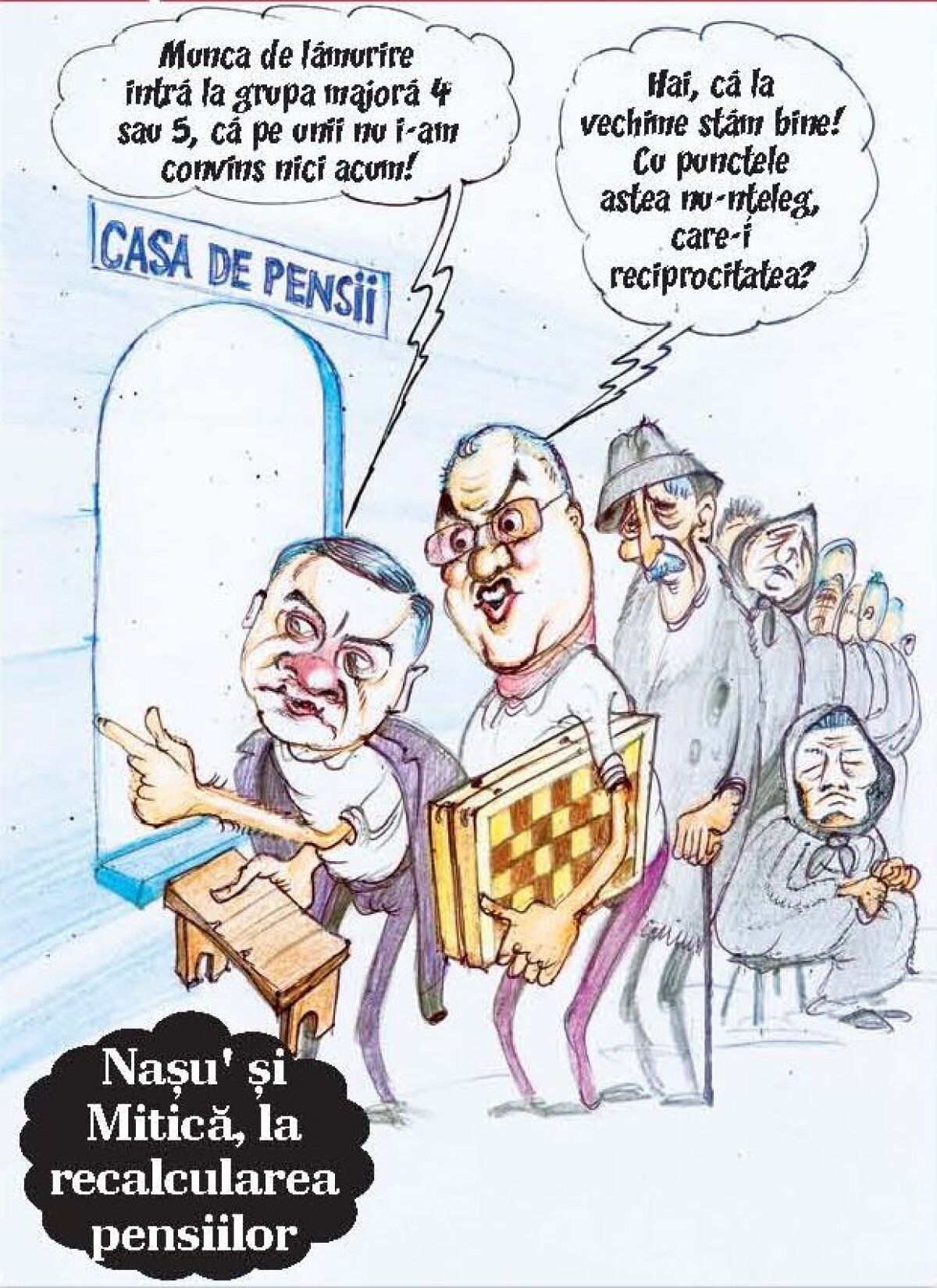 Caricaturi Emil Mierlă