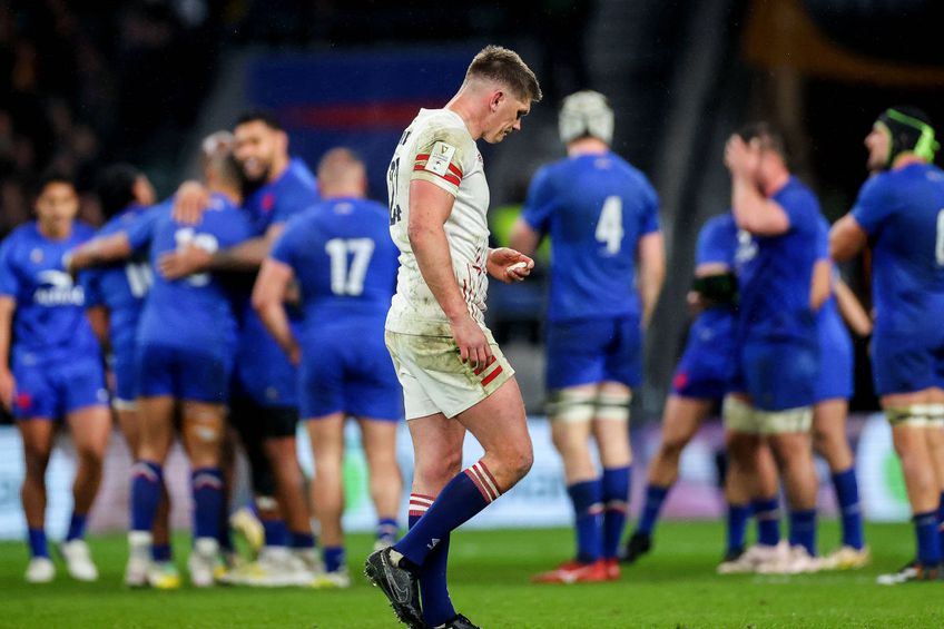 Anglia a fost înfrântă, pe teren propriu, de Franța, scor 10-53, în runda cu numărul 4 din Six Nations. 
Foto: Imago