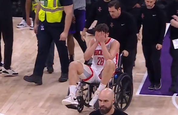 Imagini cu puternic impact emoțional » Starul NBA a părăsit terenul în scaunul cu rotile după o intervenție eroică