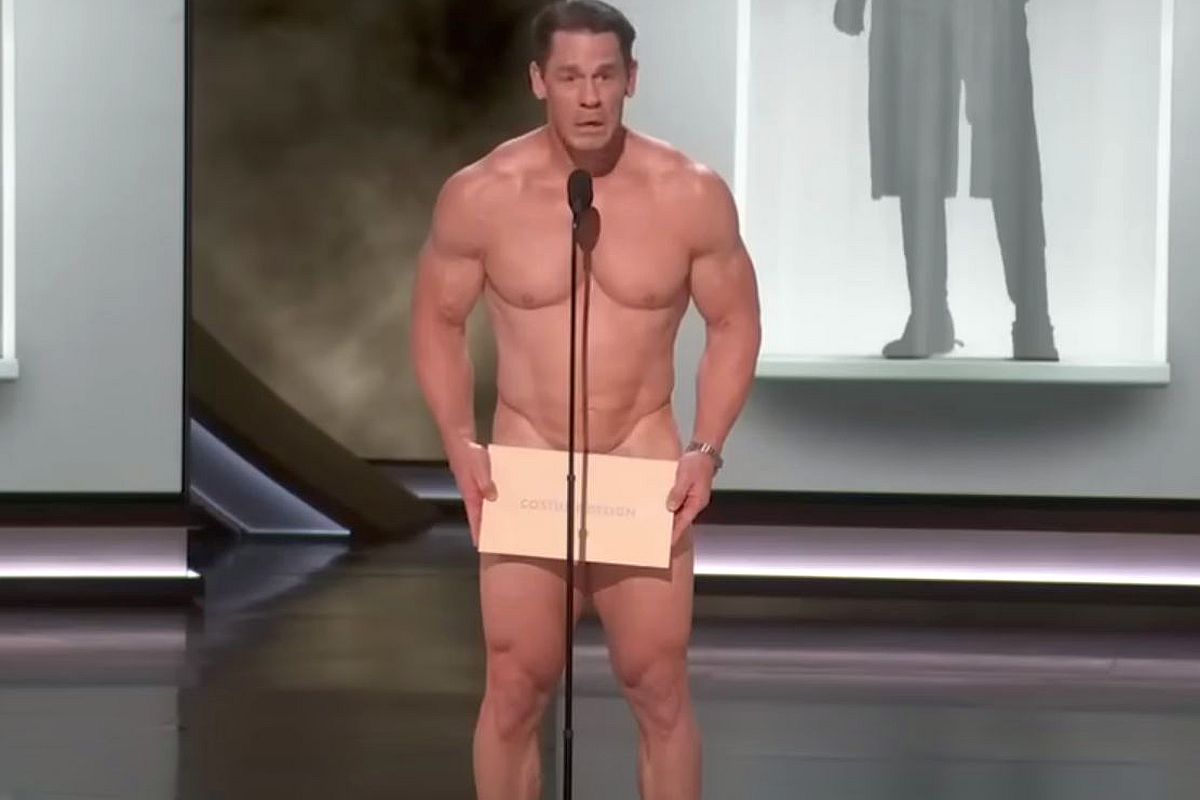 John Cena, în „plicul gol” la Gala Premiilor Oscar 2024! De ce a apărut fostul wrestler dezbrăcat pe scenă