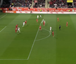 Golul lui Cătălin Cîrjan din UTA Arad - Dinamo, foto: captură Prima Sport