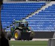 Lucrările sunt în toi la stadionul din Lyon FOTO: Ionuţ Iordache (GSP)