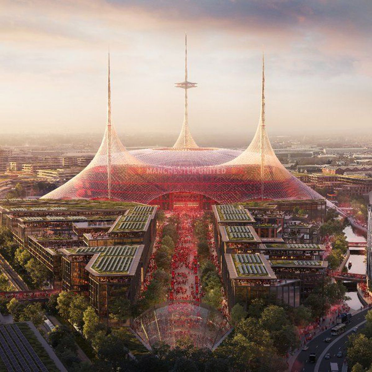 Noul stadion al lui Manchester United - randări