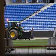 Lucrările sunt în toi la stadionul din Lyon FOTO: Ionuţ Iordache (GSP)