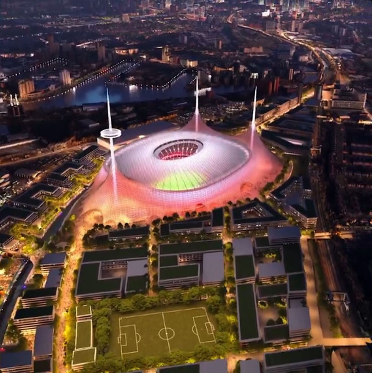 Noul stadion al lui Manchester United - randări